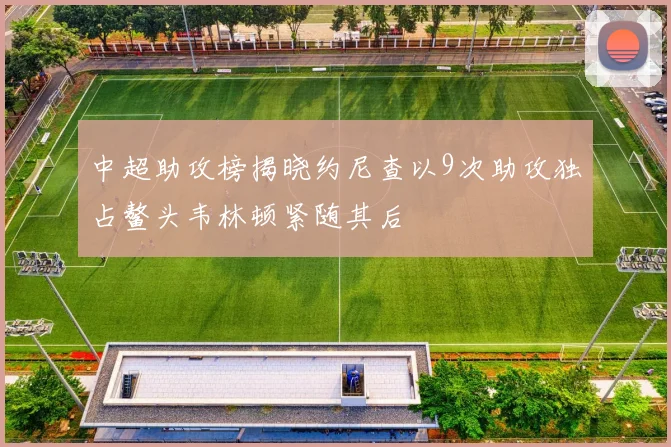 中超助攻榜揭晓约尼查以9次助攻独占鳌头韦林顿紧随其后
